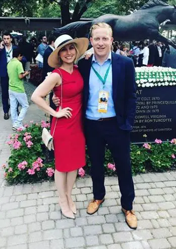 Caption: Morgan Brennan with her husband, Matt Cacciotti posted on June 11,...