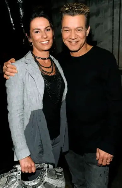 Janie Liszewski with her husband Eddie Van Halen