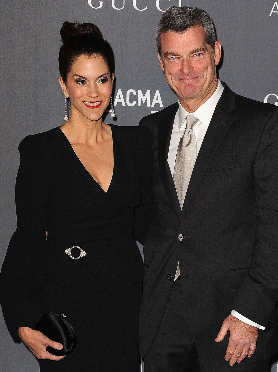 Jami Gertz and her husband, Tony as seen on the NBA draft lottery