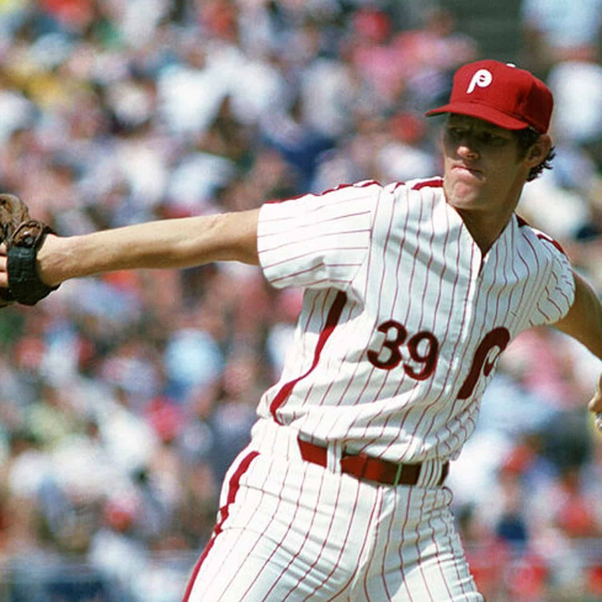 Jim Kaat on his team jersey, on-field MB