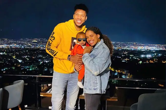 Mariah, along with her partner, Giannis, and son Liam
