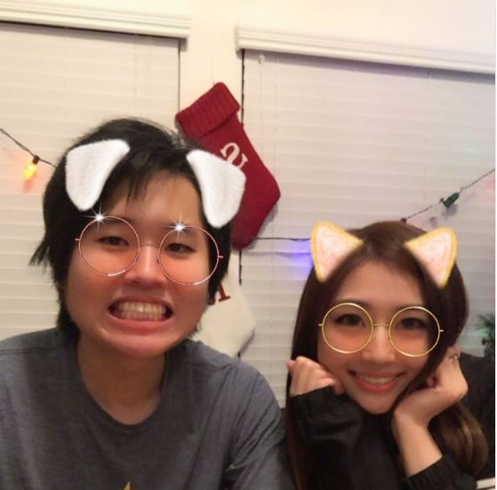 xChocoBars and her boyfriend Disguised Toast, aka Jeremy Wang in an image p...